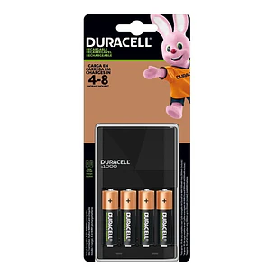 CARGADOR DE PILAS DURACELL C/4 PILAS AA 2500mAh