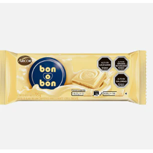 CHOCOLATE BON O BON BLANCO 95 GRS.