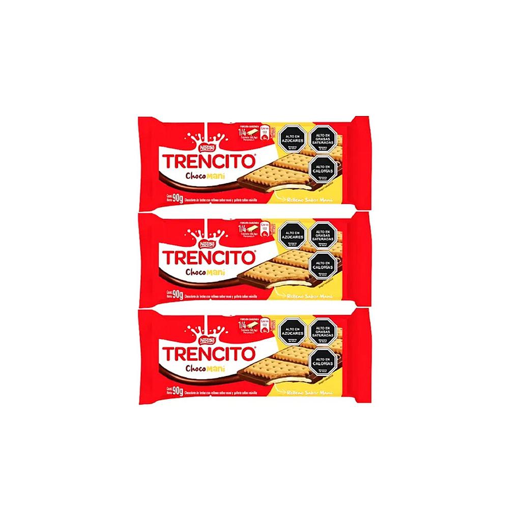 CHOCOLATE EN BARRA TRENCITO CHOCO MANI 90GRS.  1