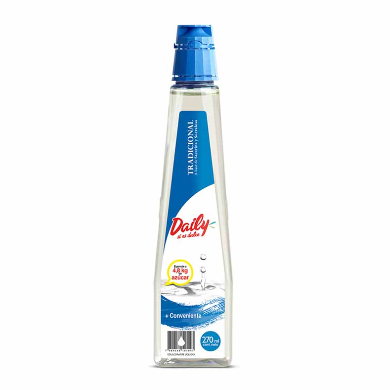 ENDULZANTE LIQUIDO DAILY TRADICIONAL 270ML. 1