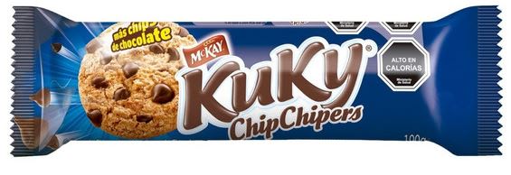 GALLETAS KUKY CHIP CHIPERS 190GRS. 1