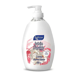 JABON LIQUIDO BALLERINA 350 ml CREMA HUMECTANTE