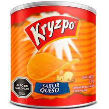 PAPAS FRITAS KRYZPO SABOR QUESO TARRO 37 GRS 1