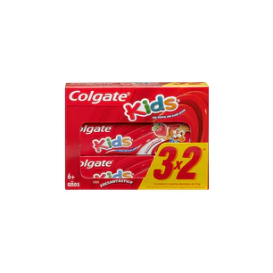 PASTA DENTAL COLGATE GEL KIDS FRUTILLA 3X50GRS.