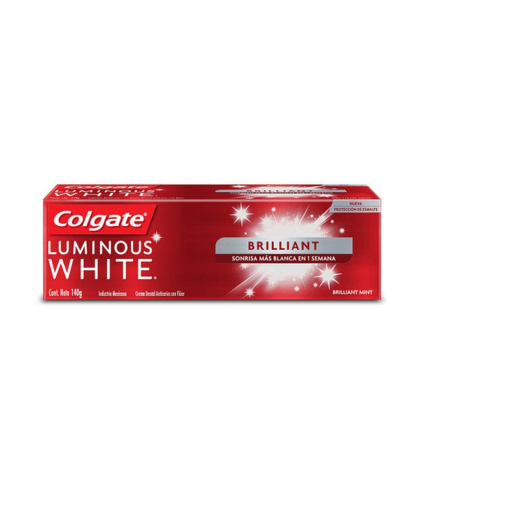 PASTA DENTAL COLGATE LUMINOUS WHITE BRILLIANT 1 X 140GR 100ML 1