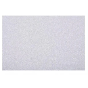 PLIEGO GOMA EVA TORRE GLITTER 40 X 60CMS. BLANCA