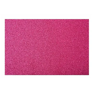 PLIEGO GOMA EVA TORRE GLITTER 40 X 60CMS. FUCSIA