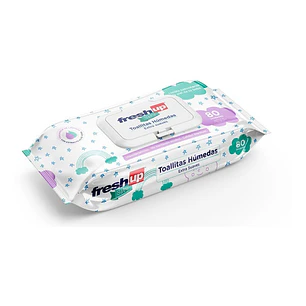 TOALLITAS HUMEDAS BABY  C/TAPA FRESHUP 80UNID.