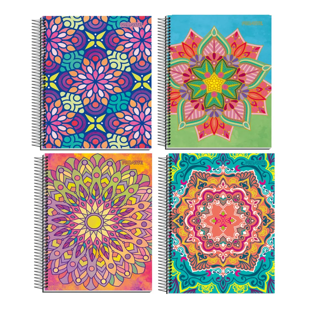 CUADERNO PROARTE 1/2 OFICIO 7mm 150 Hjs FLOCKED  1