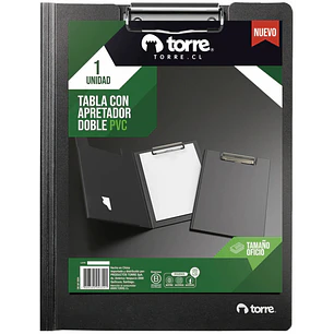 TABLA CON APRETADOR TORRE DOBLE OFICIO PVC