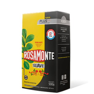 YERBA MATE SUAVE PLUS ROSAMONTE 500 GRS.