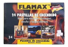 PASTILLAS INICIADORAS DE FUEGO FLAMAX 24 UNIDADES 1