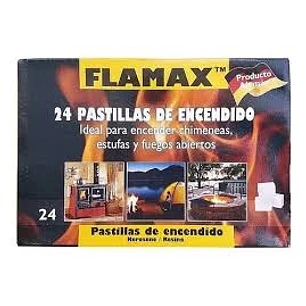 PASTILLAS INICIADORAS DE FUEGO FLAMAX 24 UNIDADES