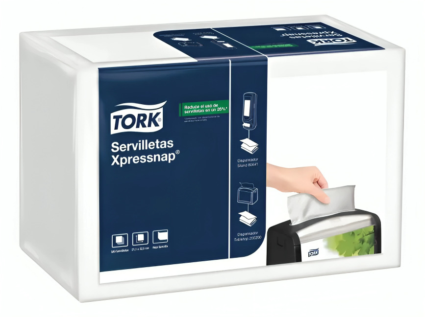 SERVILLETA TORK INTERDOBLADA BLANCA XPRESSNAP 1