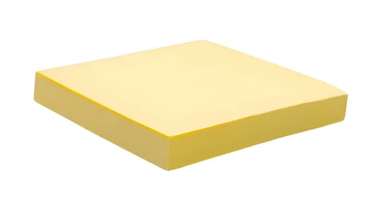 NOTAS ADHESIVAS PROARTE 76 X 76 MM. AMARILLO 100 HJS. 1