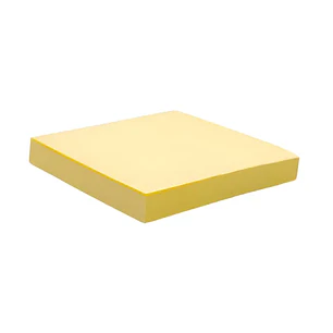 NOTAS ADHESIVAS PROARTE 76 X 76 MM. AMARILLO 100 HJS.