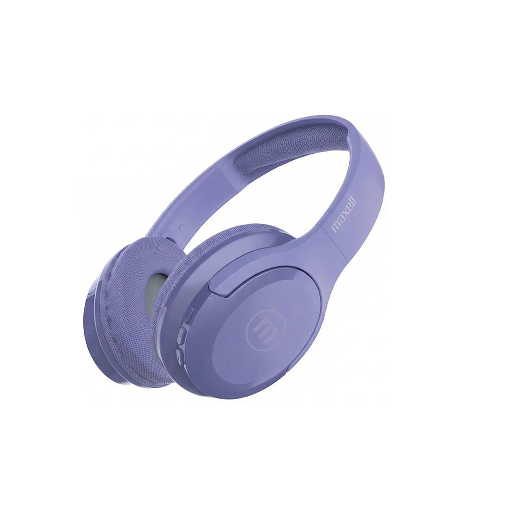 AUDIFONOS INALAMBRICO MAXELL BLUETOOTH HP-BT200 30HRS. PURPURA 1