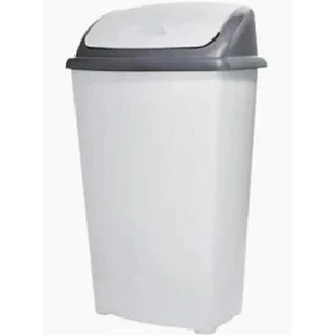 BASURERO PLASTICO REYPLAST TAPA VAIVEN 60 LTS