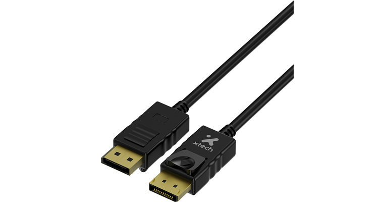 CABLE DISPLAYPORT XTECH XTC-379 M/M 4K 1,8 mts. 1