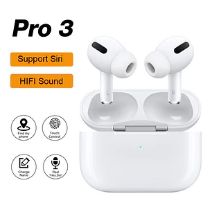 AUDIFONOS BLUETOOTH 5.0 TECMASTER HI-FI AIRPRO C/MIC BLANCOS