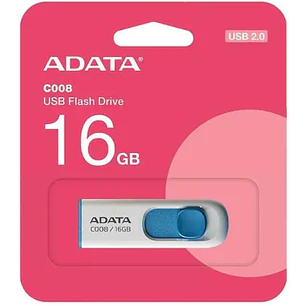 PENDRIVE ADATA 16GB C008 BLANCO/CELESTE