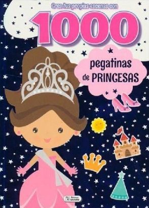 LIBRO CREA TUS PROPIAS ESCENAS 1000 PEGATINAS DE PRINCESA EDIC.SALDAÑA CAD113-4 1