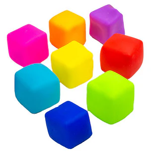 CUBOS SENSORIALES SQUISHY JM IMPORT 8 PZS. (JUEGCAI048)