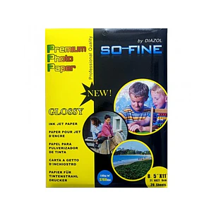 PAPEL FOTOGRAFICO DIAZOL 180GRS. 20HJS. CARTA GLOSSY