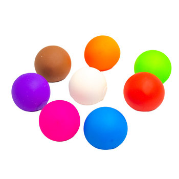PELOTAS SENSORIALES SQUISHY JM IMPORT 8 PZS. (JUEGCAI052) 1