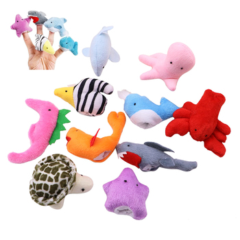 TITERES DE DEDOS ANIMALES ACUATICOS 10UNID.JMI BAS324 1