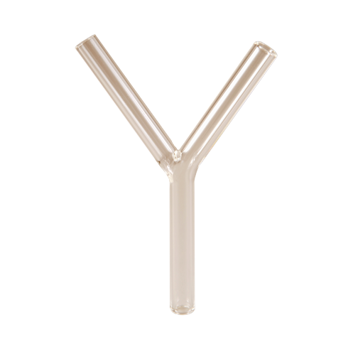 TUBO PARA CONEXION TIPO Y VIDRIO E1588 1