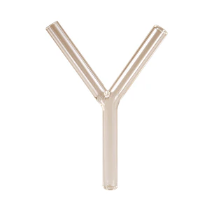 TUBO PARA CONEXION TIPO Y VIDRIO E1588