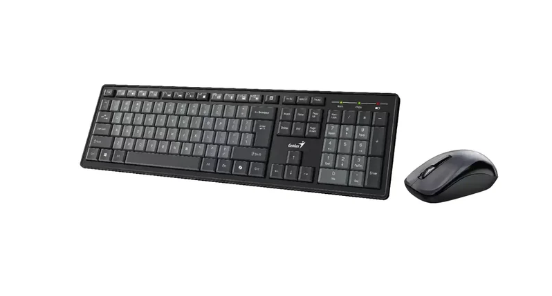 KIT TECLADO Y MOUSE GENIUS COPILOT INALAMBRICO SMART KM-8200 1