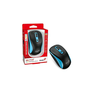 MOUSE INALAMBRICO GENIUS COPILOT NX-7123 AZUL/NEGRO 