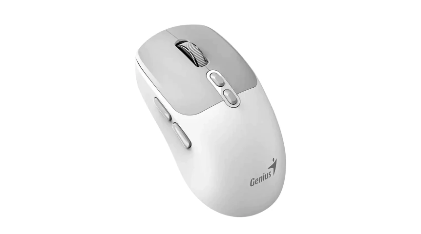 MOUSE INALAMBRICO GENIUS NX-8080S DUAL BT/USB SILENT BLANCO 1