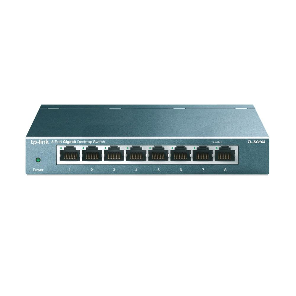 SWITCH TP-LINK 8 POTR 8POE GIGABIT  LS108GP 62W 1