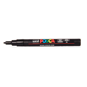 MARCADOR POSCA 3M NEGRO 0.9 - 1.3 MM
