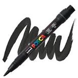 MARCADOR POSCA PCF-350 PINCEL NEGRO