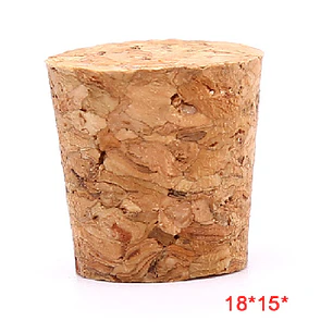 CORCHO CONICO MEDIANO P/TUBO ENSAYO 22 X 18/15 1 UNID. G1720 KMIX.