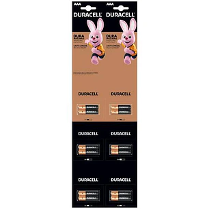 PILA DURACELL AAA x 2 UNID (TIRA)