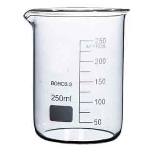 VASO VIDRIO PRECIPITADO GRADUADO 250CC KINDER MIX