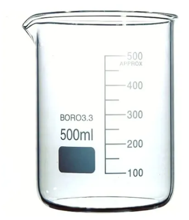 VASO VIDRIO PRECIPITADO GRADUADO 500CC KINDER MIX 1