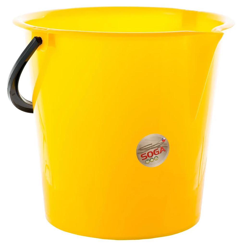 BALDE PLASTICO CON MANILLA SOGA 15 LTS. 1