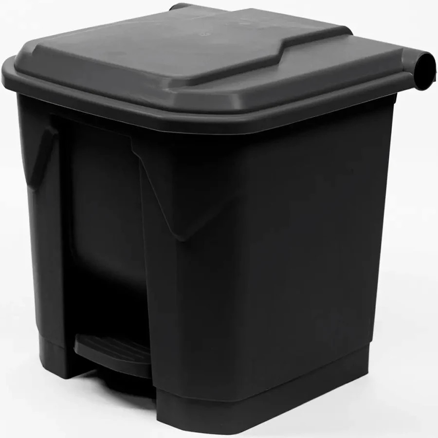 BASURERO PLASTICO CON TAPA Y PEDAL RECILOCK 30 LTS 1
