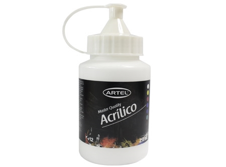 PINTURA ACRILICA ARTEL 250ML. BLANCO TITANIO N°112 1