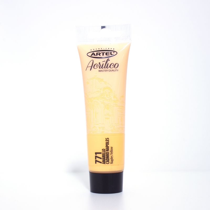 PINTURA ACRILICA ARTEL 35ML. AMARILLO CADMIO NAPOLES N°771 1
