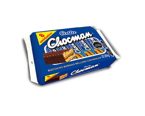 BOLSA BIZCOCHO CHOCMAN COSTA 33 GRS. x 08 UNDS. 1