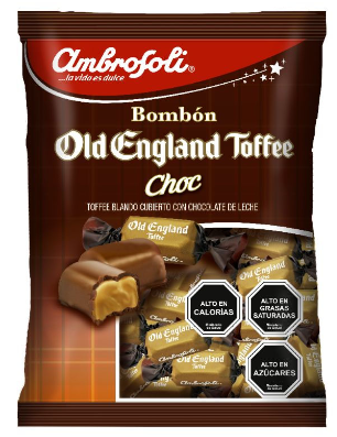BOLSA BOMBON OLD ENGLAND TOFFEE CHOP AMBROSOLI 50 UNDS. 1