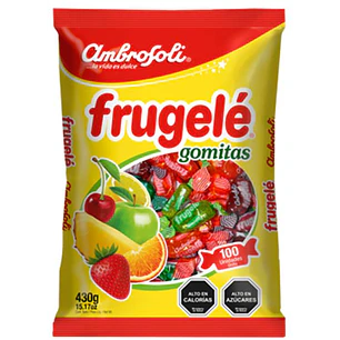 BOLSA GOMITAS FRUGELE AMBROSOLI 100 UNDS.