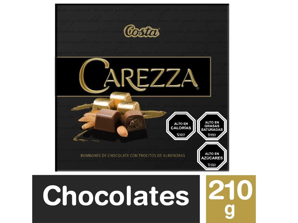 ESTUCHE BOMBON CAREZZA 210GRS. 1
